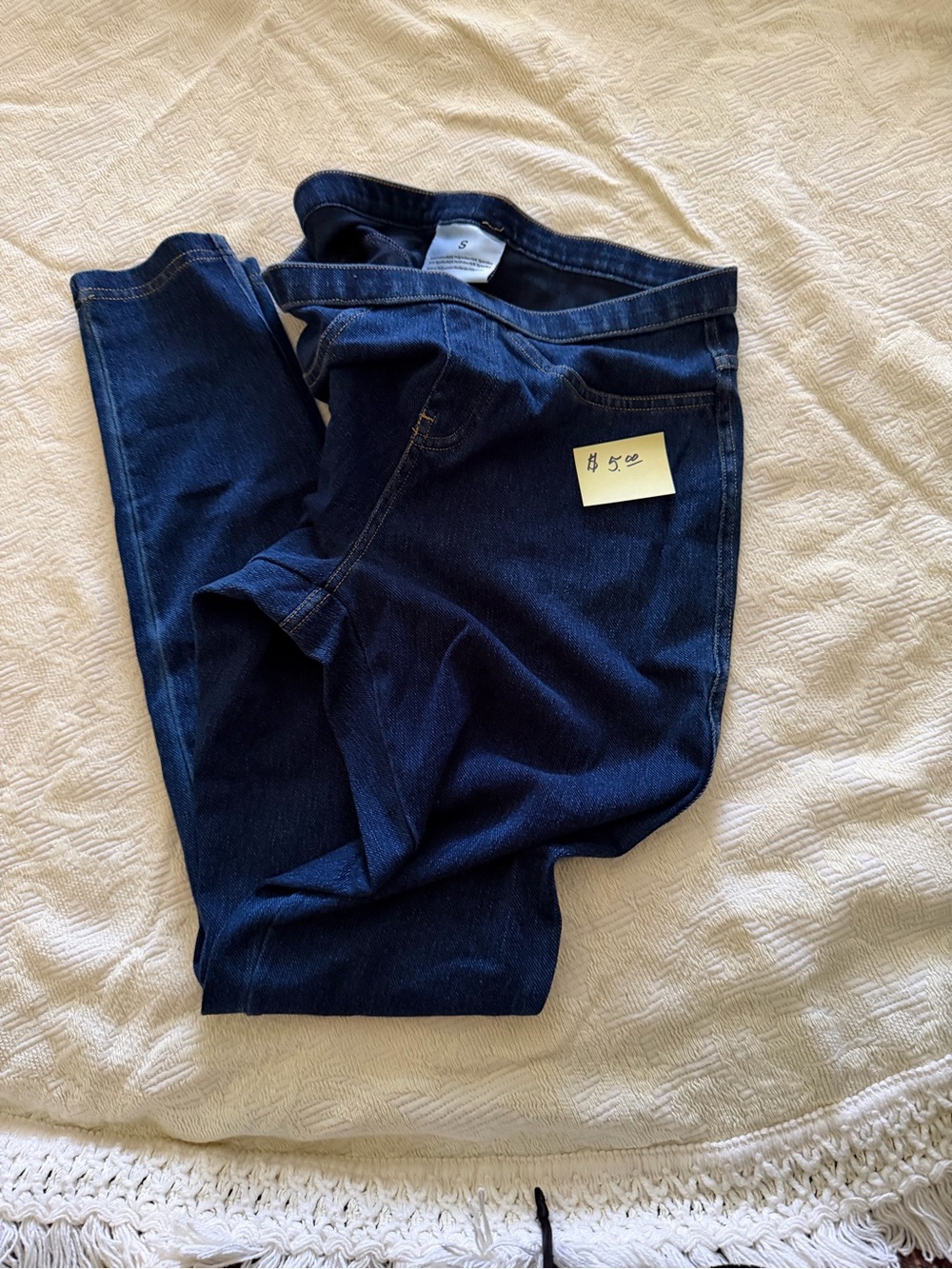 Women's Dark Blue Stretch Leggings